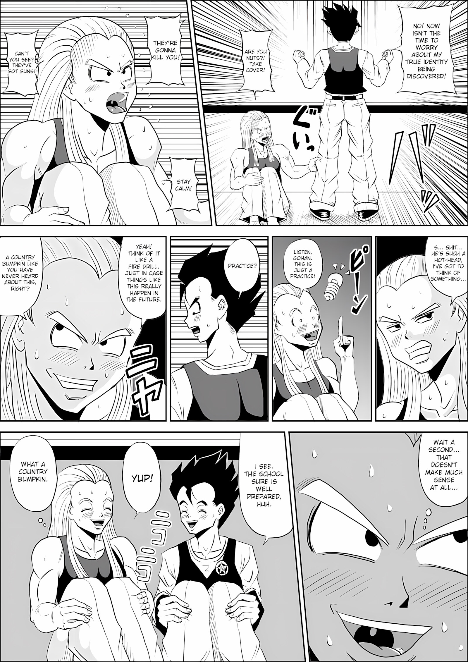 Dragonball – High School Sex [Muscleman], Dragonball - High School Sex, page 5 of 35