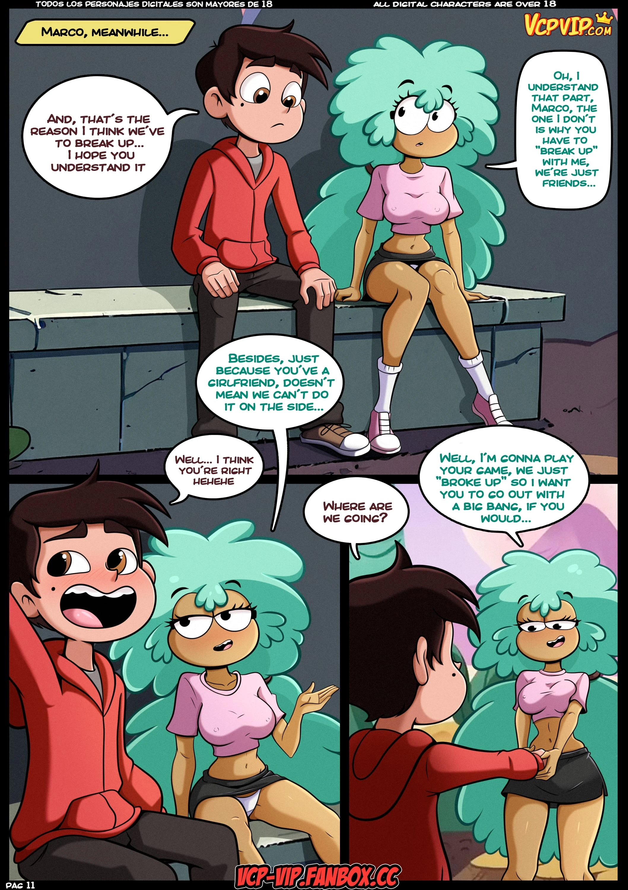 Echoes of the Past [Croc], 1 . Echoes of the Past - Chapter 1 (Star Vs The Forces of Evil), page 12 of 25
