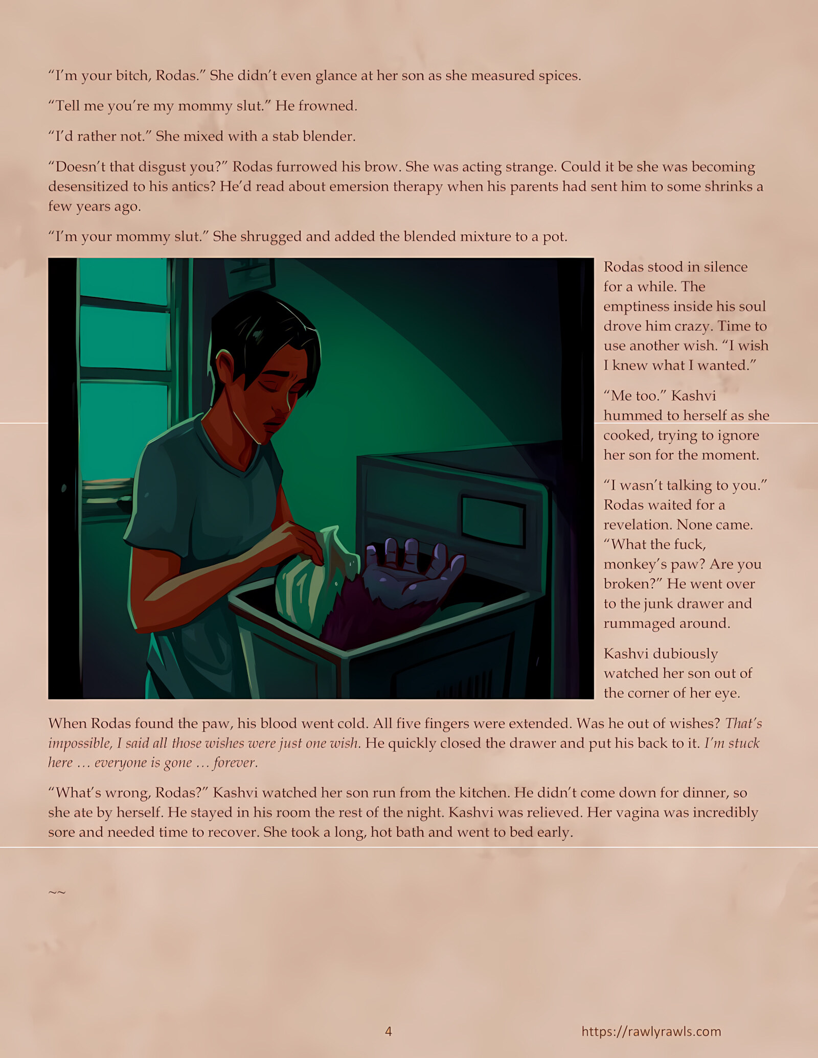 Five Twisted Wishes 12-16 [FoxBlack , RawlyRawls], Five Twisted Wishes 14, page 4 of 16