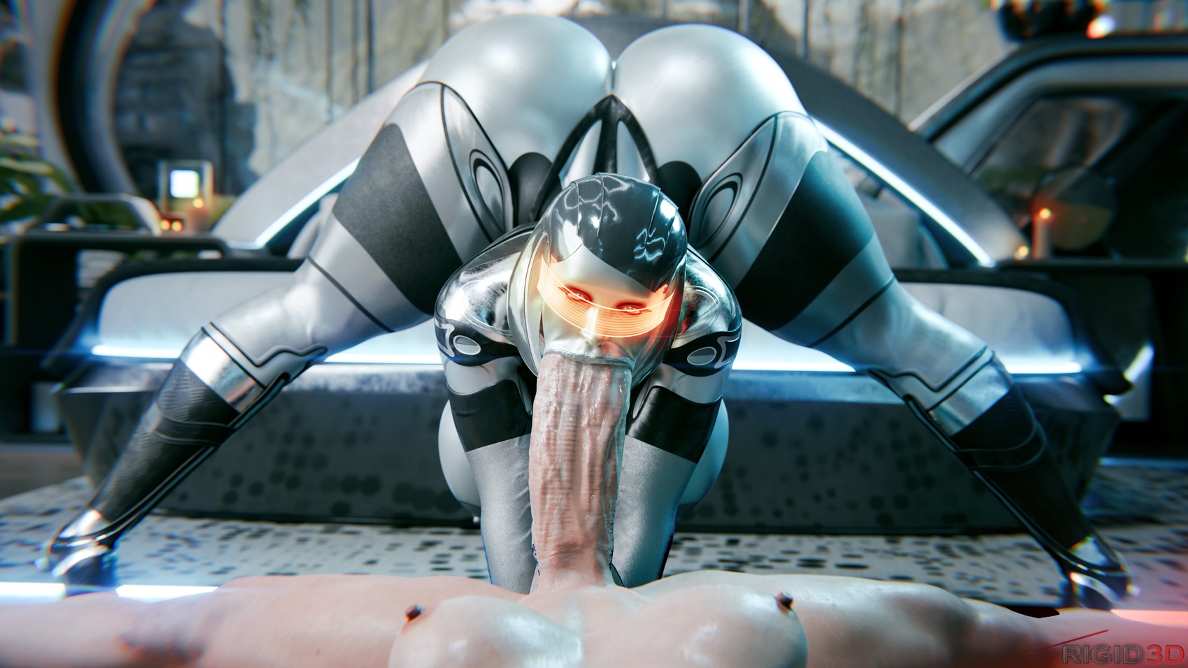 Futa Femshep x EDI (Mass Effect) [Rigid3D], Futa Femshep x EDI (Mass Effect), page 3 of 20