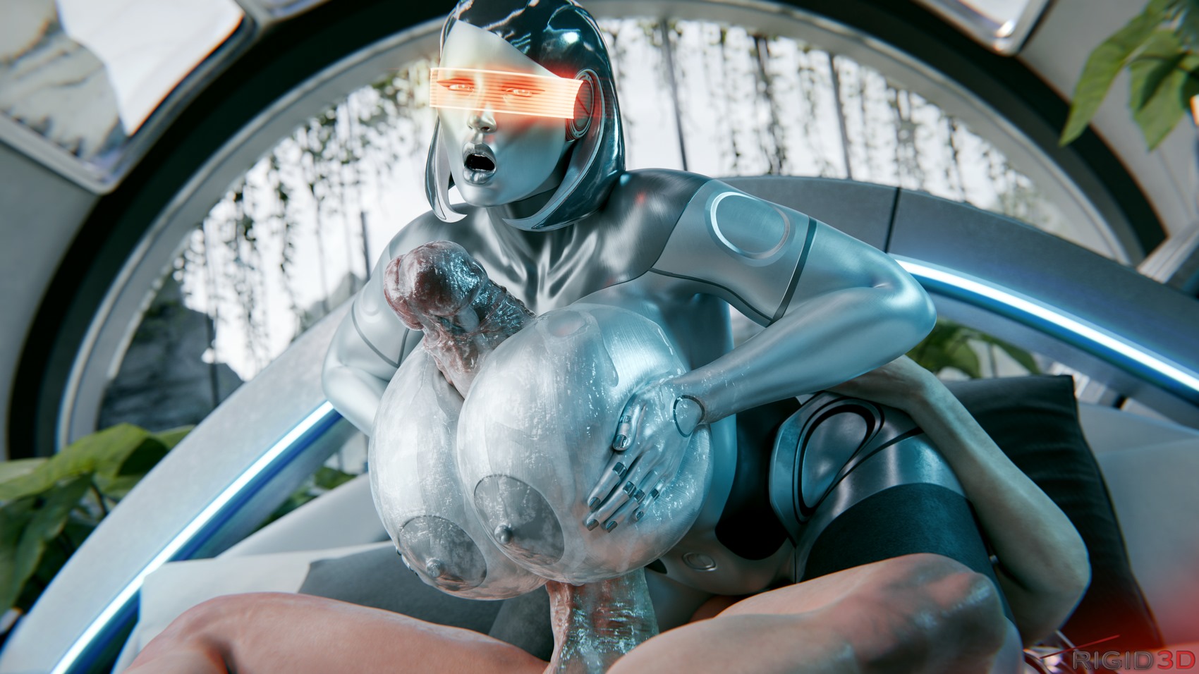 Futa Femshep x EDI (Mass Effect) [Rigid3D], Futa Femshep x EDI (Mass Effect), page 5 of 20