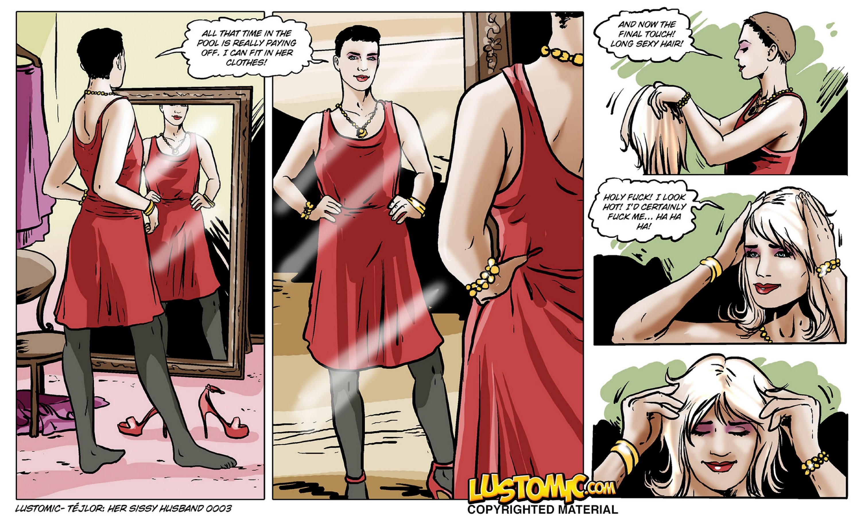 Her Sissy Husband [Lustomic], Her Sissy Husband, page 3 of 20