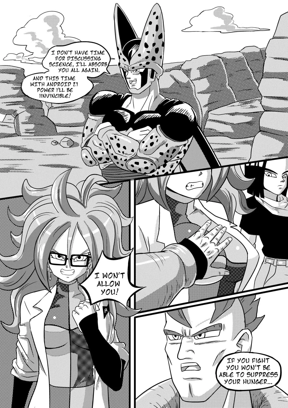 Android Fighterz (Dragon Ball Z), 1 . Android Fighterz - Chapter 1 [Pink Pawg], page 2 of 14