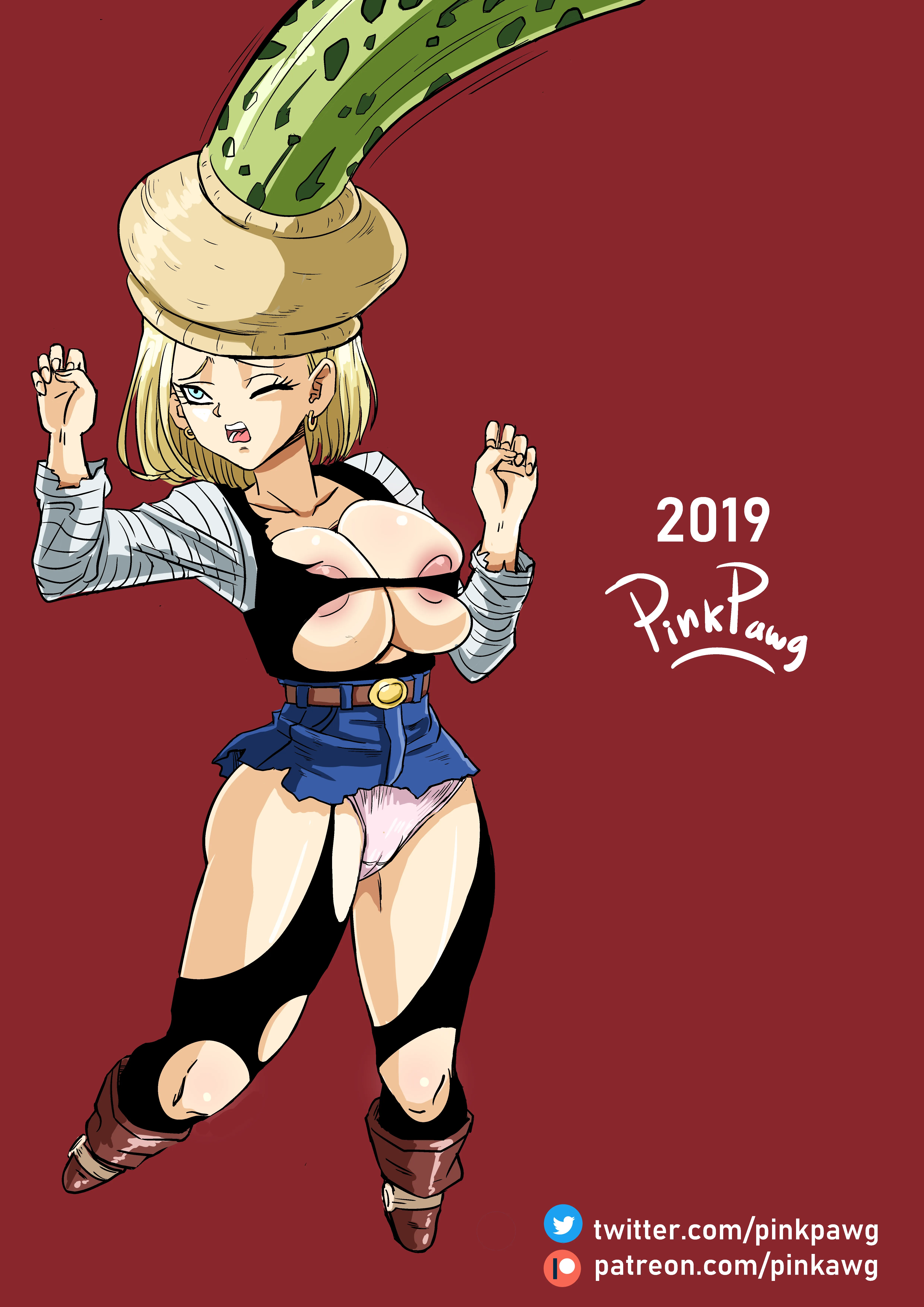 Android Fighterz (Dragon Ball Z), 1 . Android Fighterz - Chapter 1 [Pink Pawg], page 14 of 14