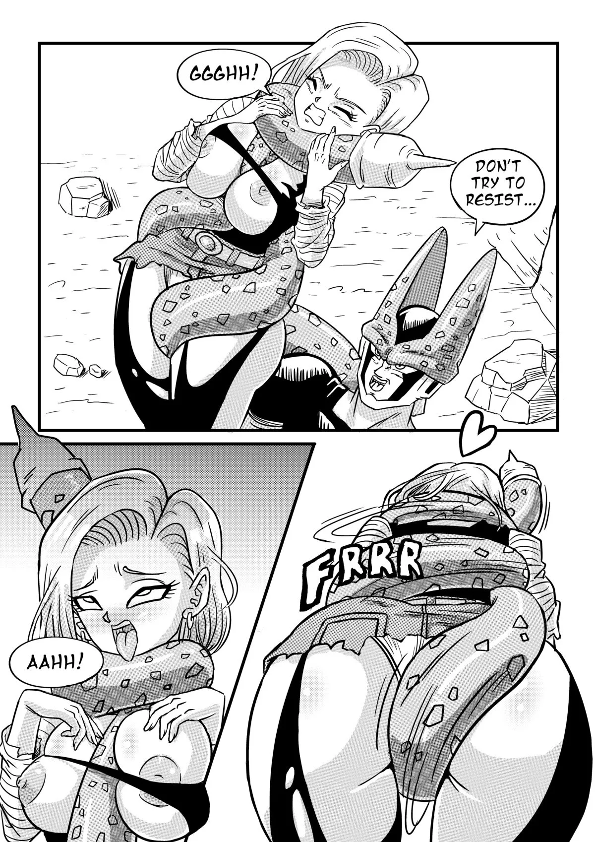Android Fighterz (Dragon Ball Z), 1 . Android Fighterz - Chapter 1 [Pink Pawg], page 5 of 14