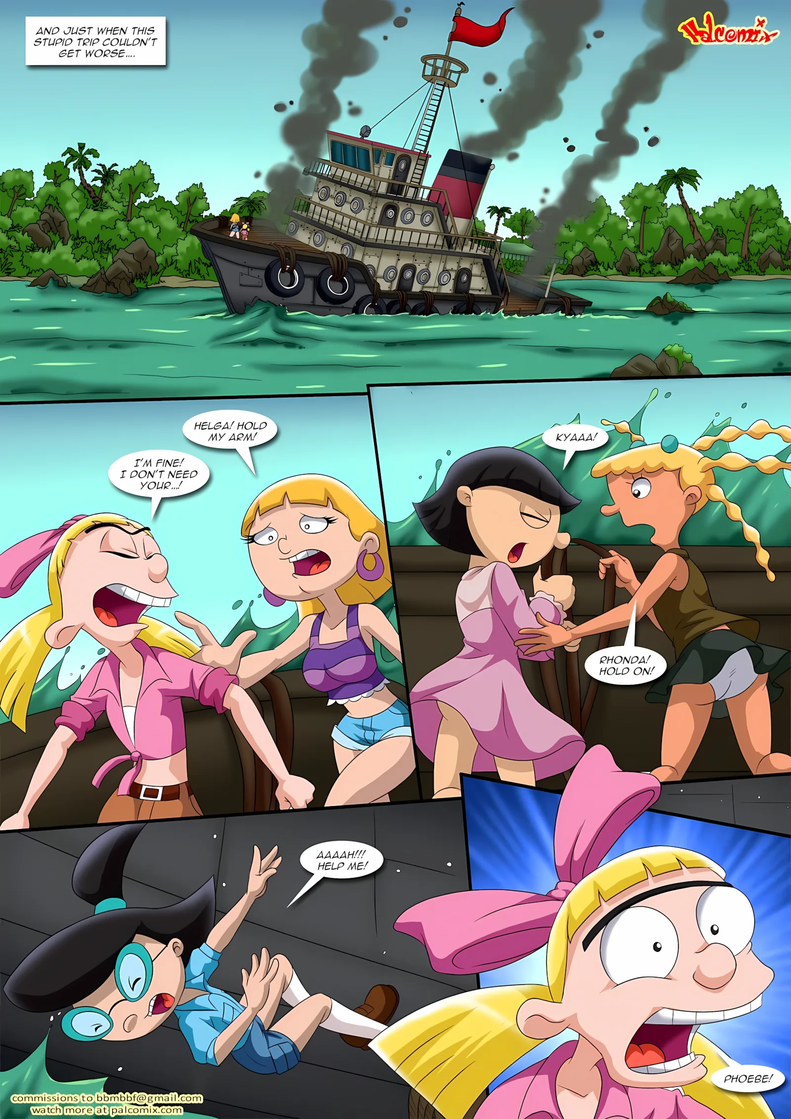 Jungle Hell (Hey Arnold!) [Palcomix], 1 . Jungle Hell - Chapter 1 (Hey Arnold!) [Palcomix], page 2 of 22