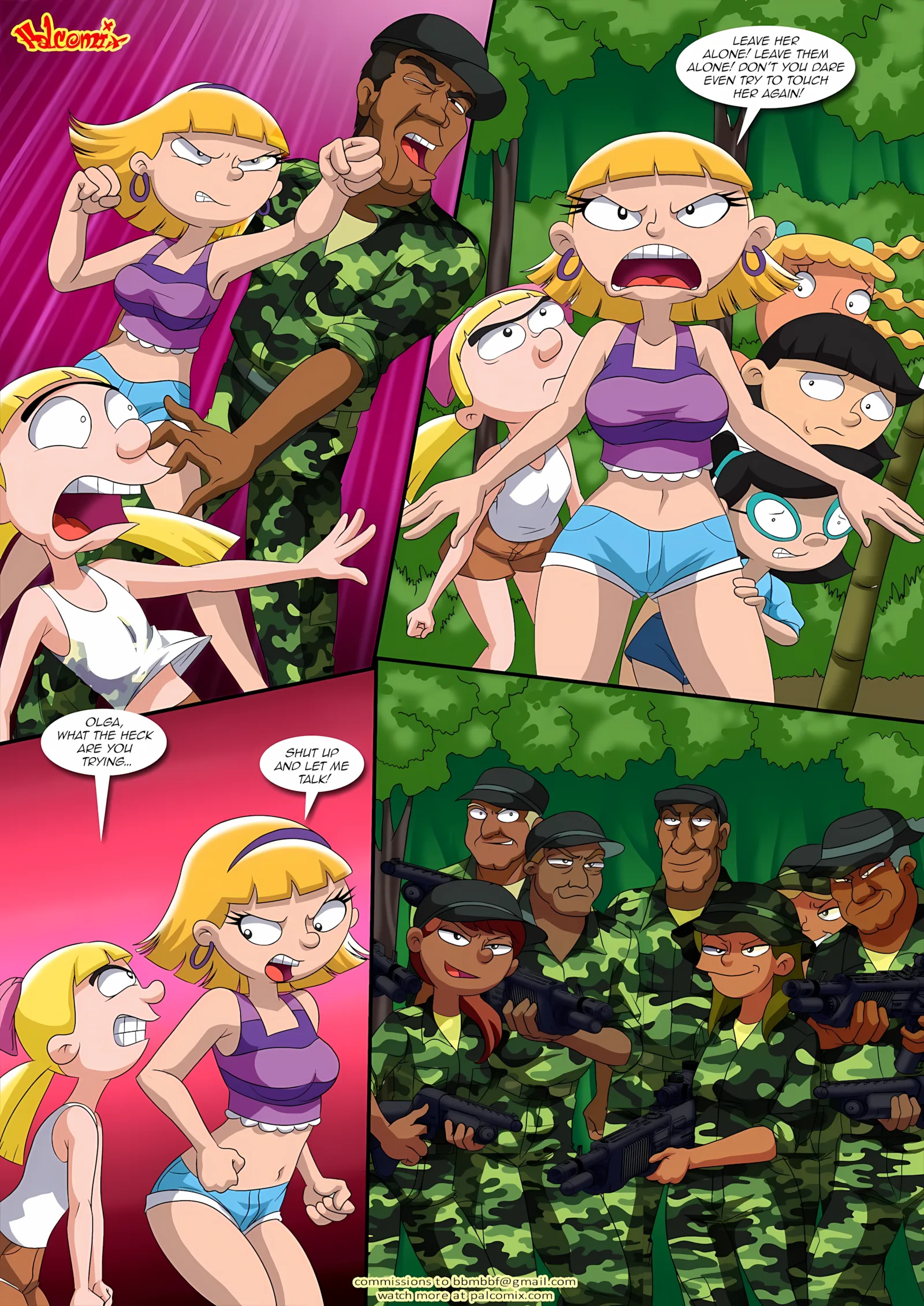 Jungle Hell (Hey Arnold!) [Palcomix], 1 . Jungle Hell - Chapter 1 (Hey Arnold!) [Palcomix], page 9 of 22