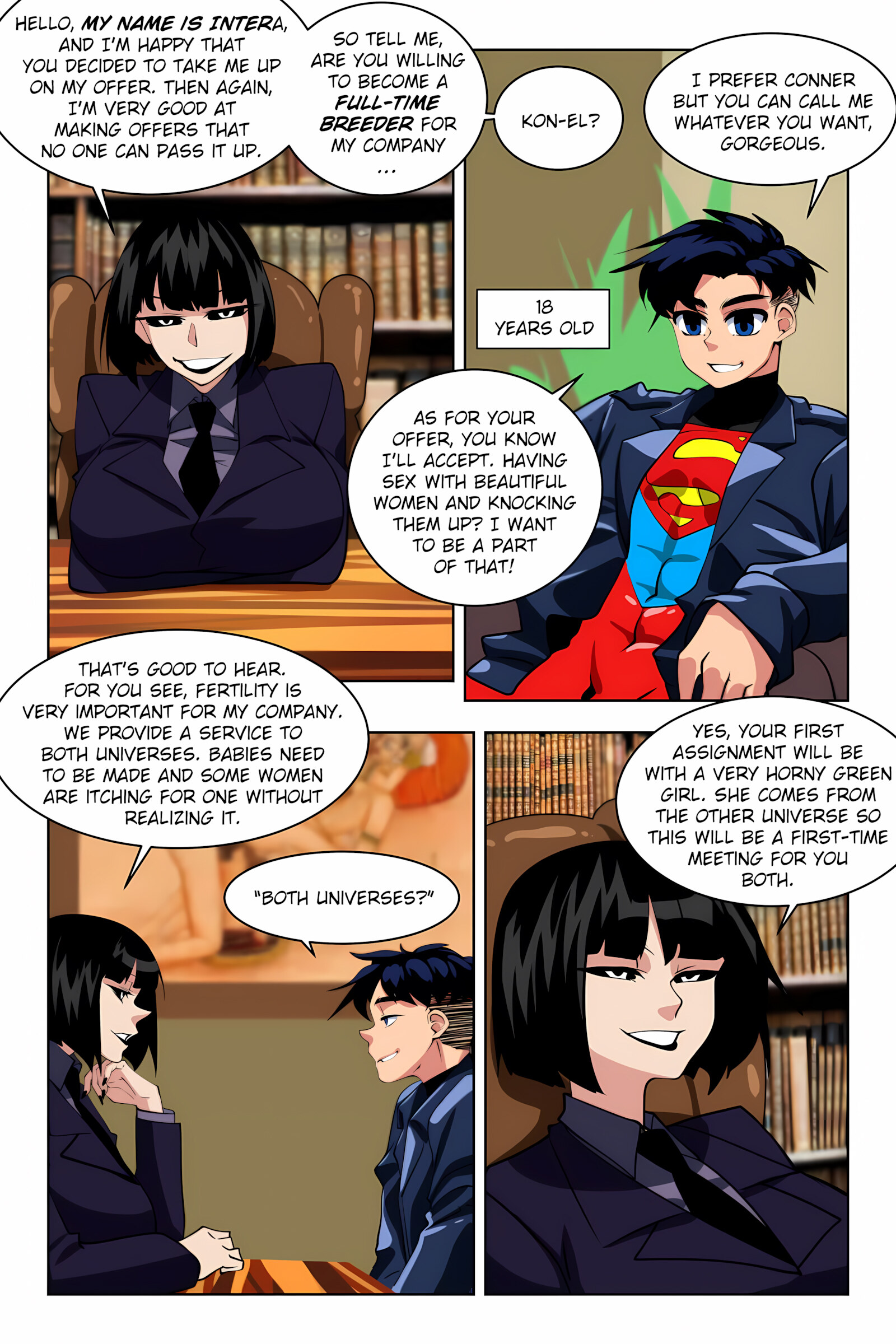 Justice Lust Breeders [Aya Yanagisawa], Justice Lust Breeders 1, page 2 of 12