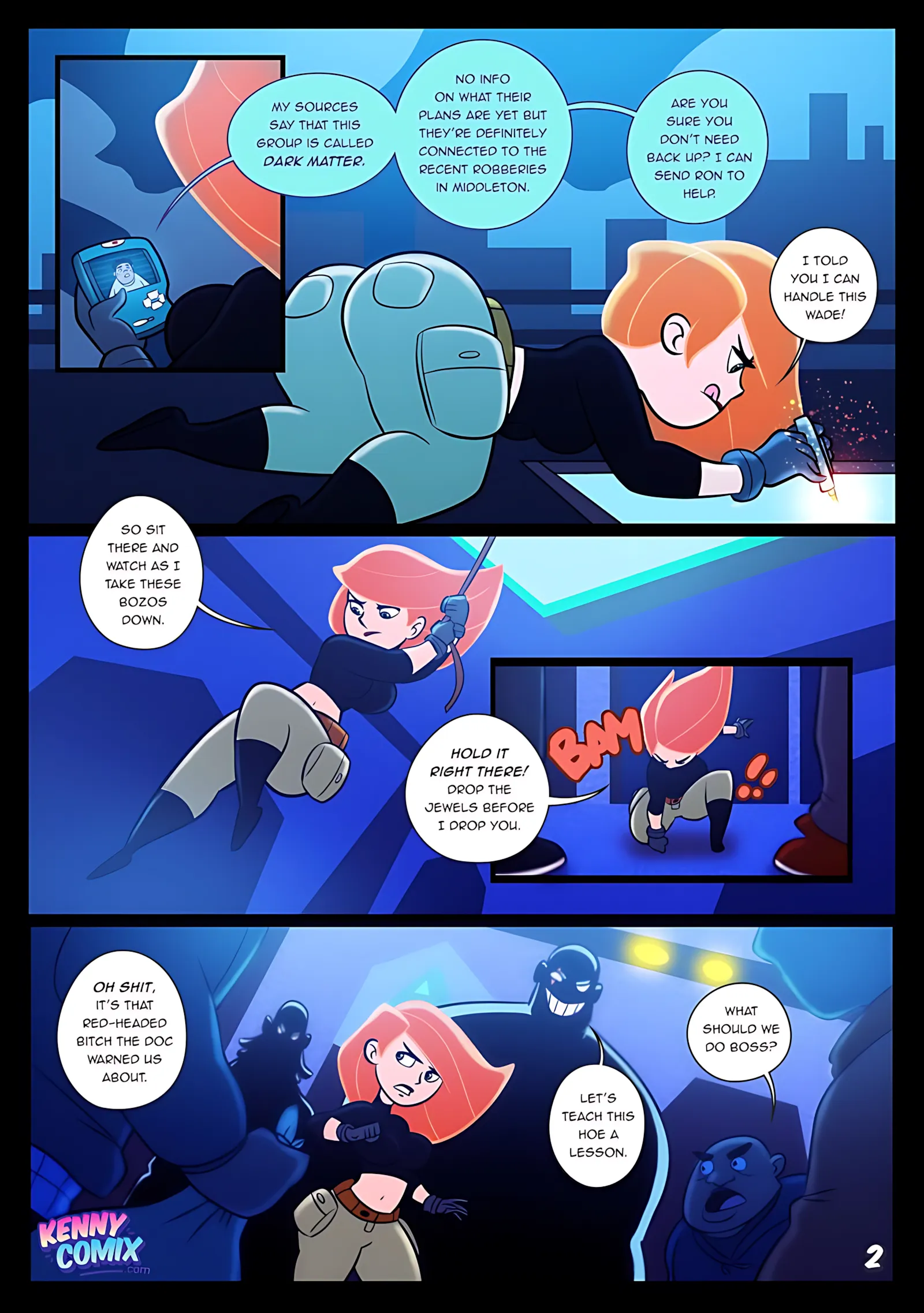 Kim Possible! – The Plot Drakkens, 1. Kim_Possible! - The Plot Drakkens [Risketcher], page 3 of 6