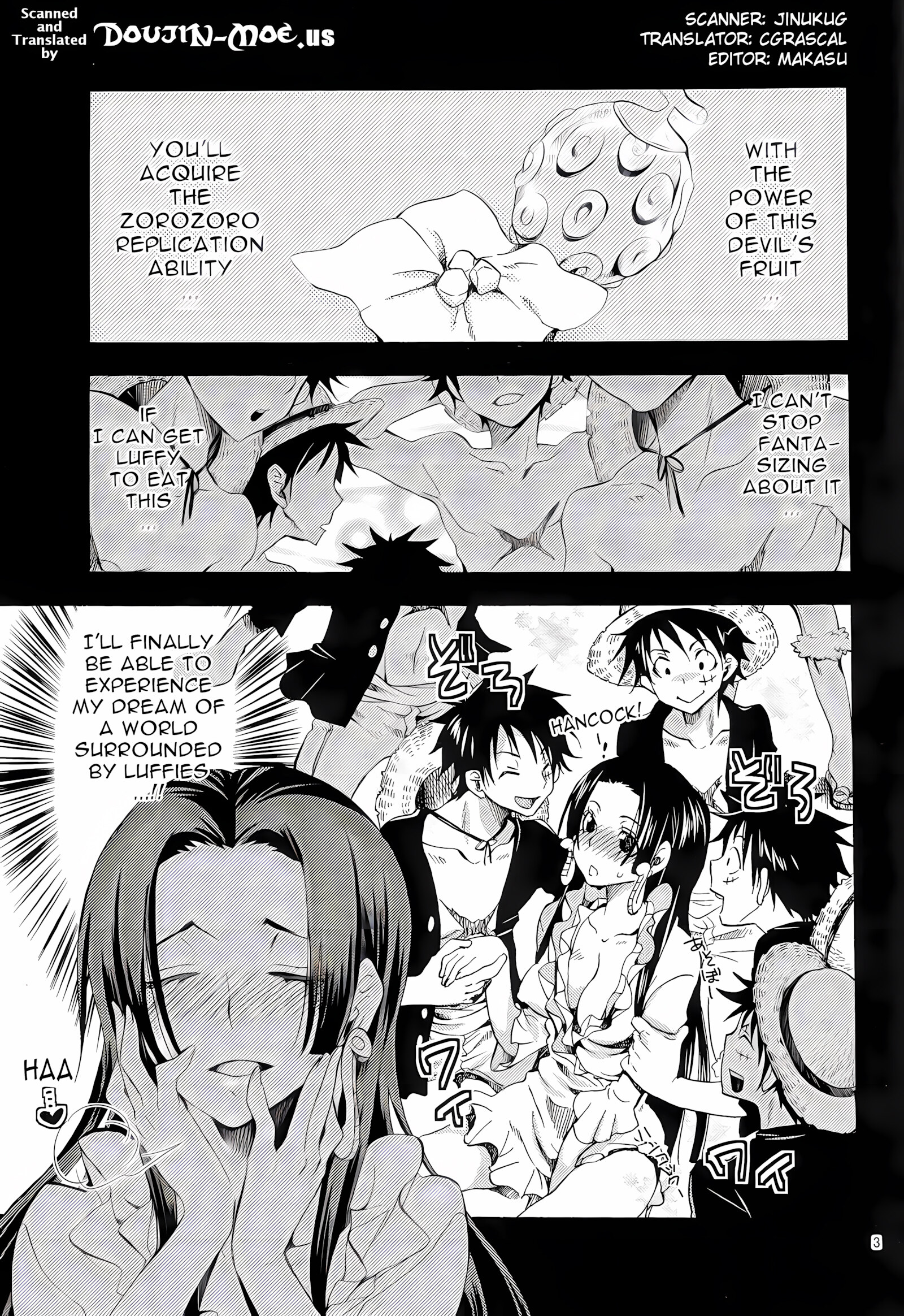 Meromero Harem (One Piece) [yu-ri], Meromero Harem (One Piece), page 2 of 28