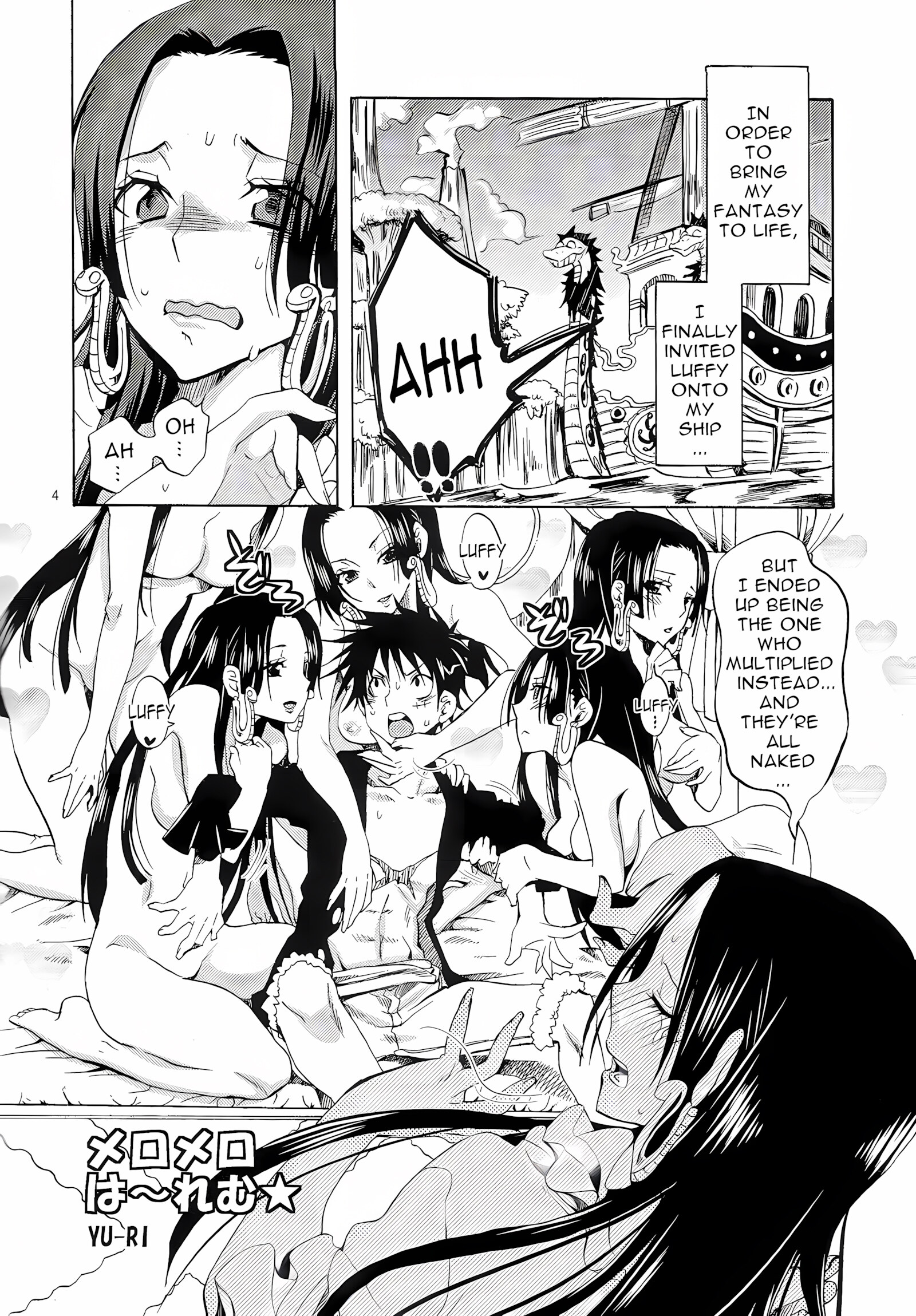 Meromero Harem (One Piece) [yu-ri], Meromero Harem (One Piece), page 3 of 28