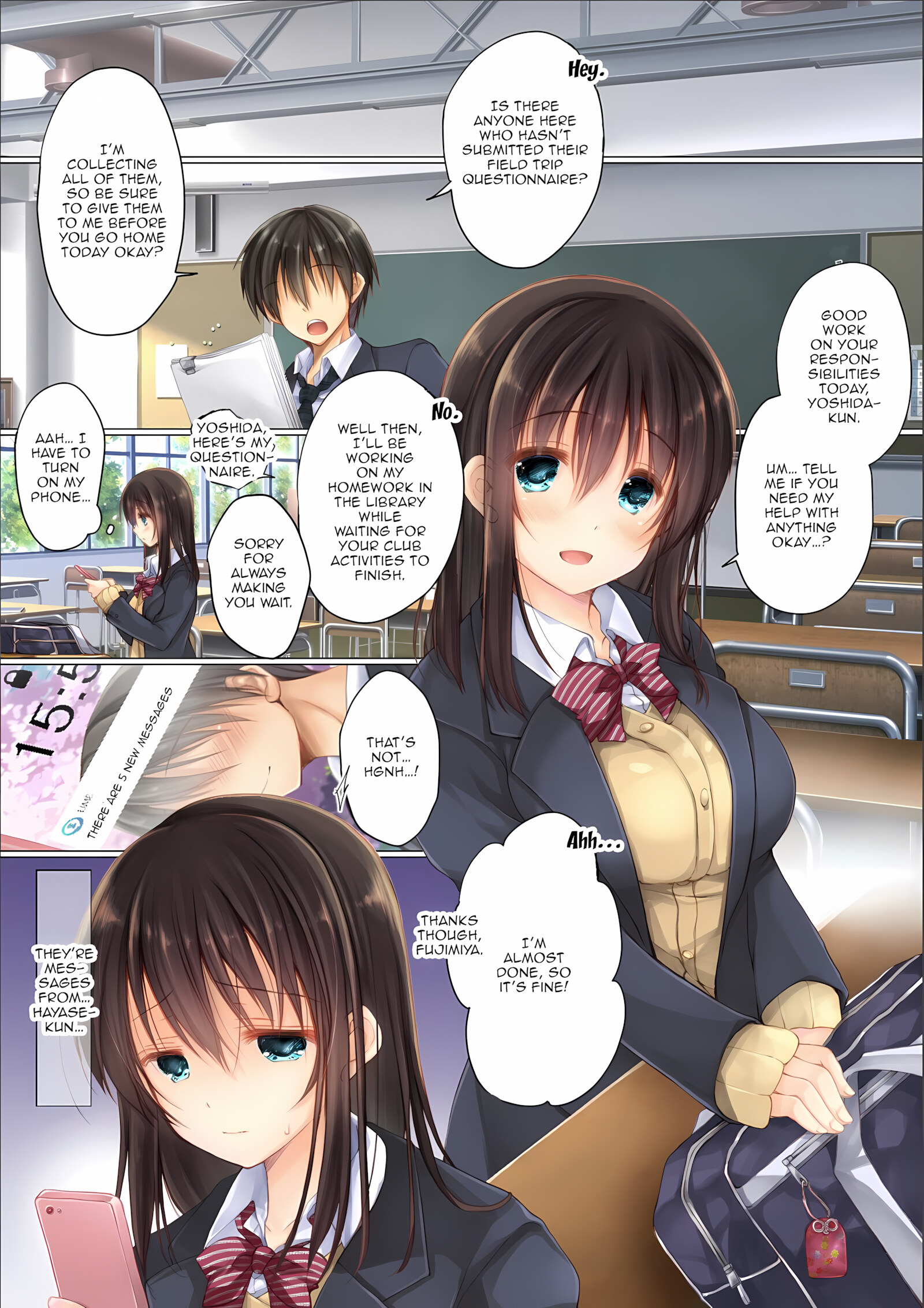 Netorare Gakuen Seikatsu [Milkholic], Netorare Gakuen Seikatsu, page 2 of 59