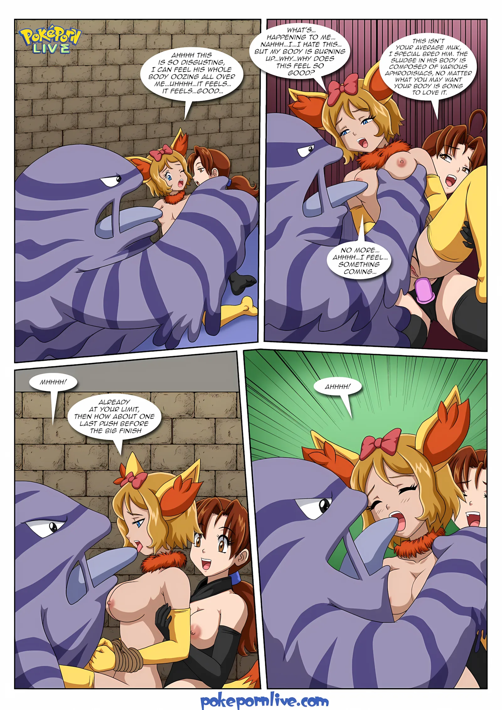 Mistress Ketchum’s PokeBitches (Pokemon) [Palcomix], 1 . Mistress Ketchum's PokeBitches - (Pokemon) [Palcomix], page 14 of 21