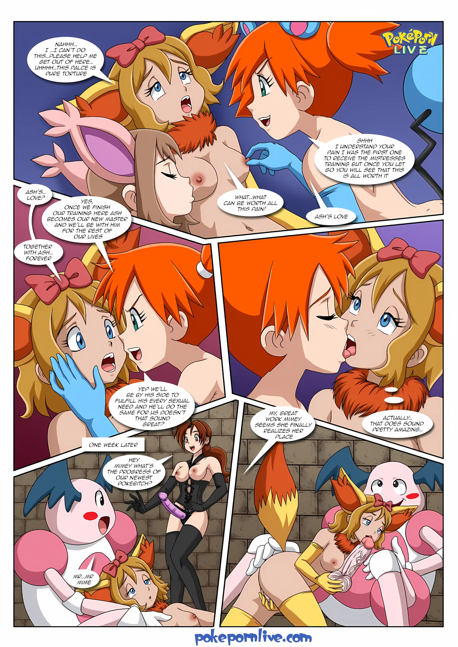 Mistress Ketchum’s PokeBitches (Pokemon) [Palcomix], 1 . Mistress Ketchum's PokeBitches - (Pokemon) [Palcomix], page 18 of 21