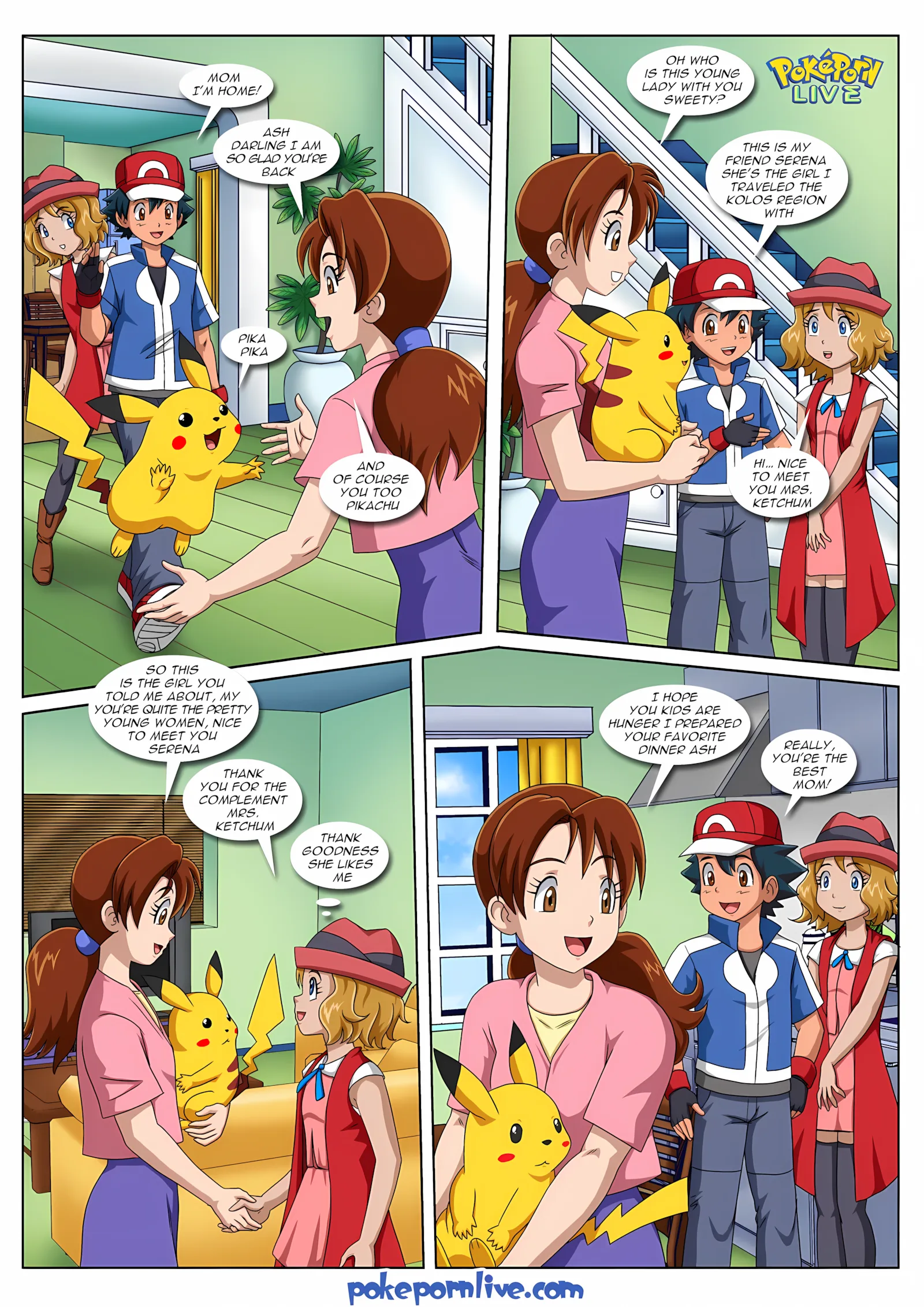 Mistress Ketchum’s PokeBitches (Pokemon) [Palcomix], 1 . Mistress Ketchum's PokeBitches - (Pokemon) [Palcomix], page 3 of 21
