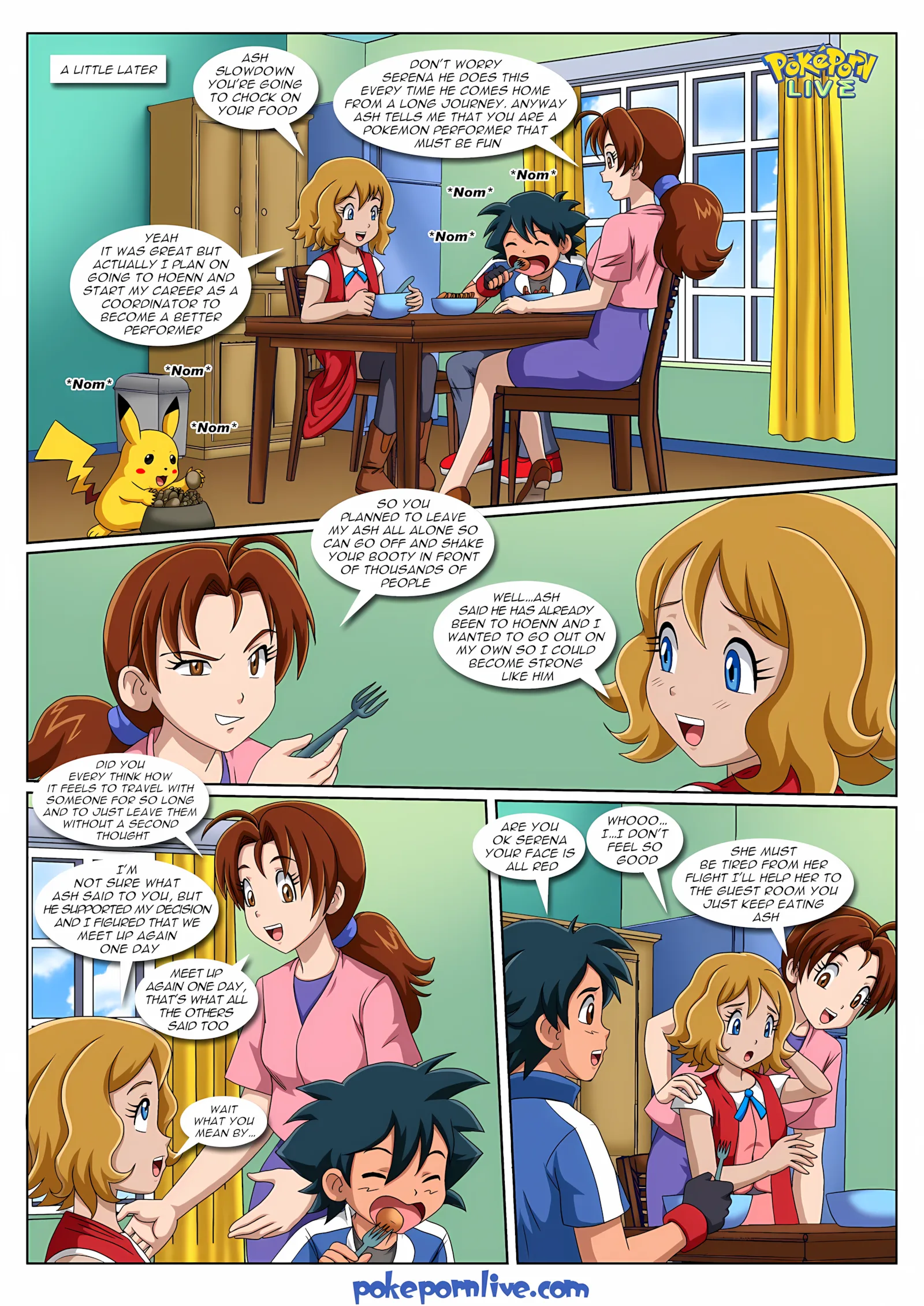 Mistress Ketchum’s PokeBitches (Pokemon) [Palcomix], 1 . Mistress Ketchum's PokeBitches - (Pokemon) [Palcomix], page 4 of 21