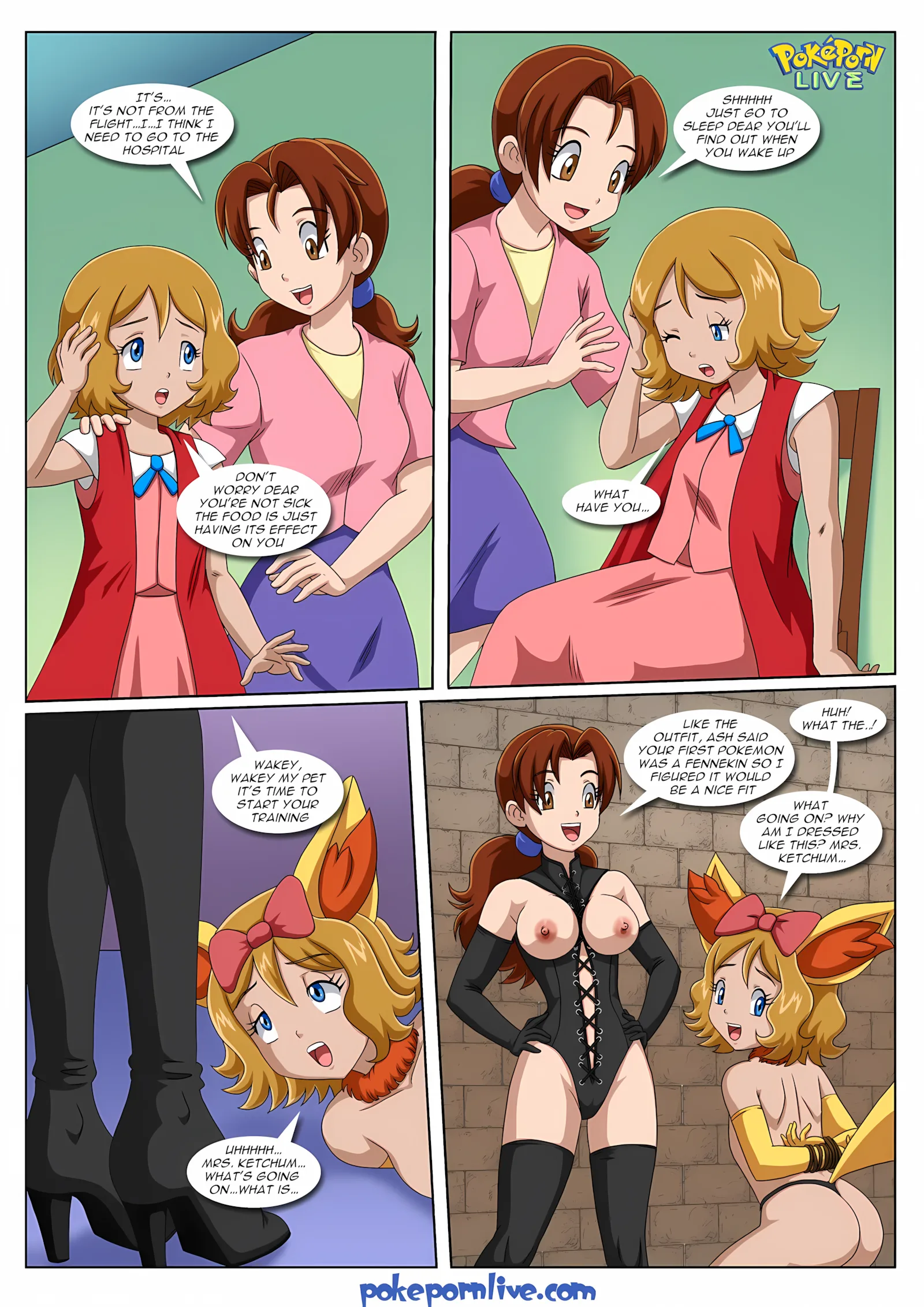 Mistress Ketchum’s PokeBitches (Pokemon) [Palcomix], 1 . Mistress Ketchum's PokeBitches - (Pokemon) [Palcomix], page 5 of 21