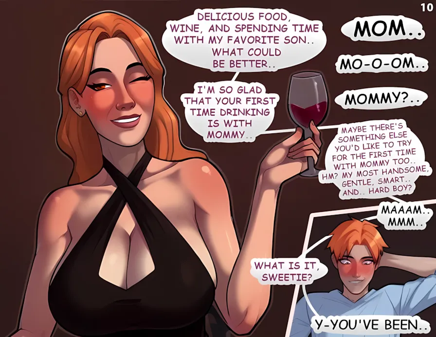 Mom`s Lesson [Lookizade], Mom`s Lesson- Mom-Son Incest, page 11 of 93