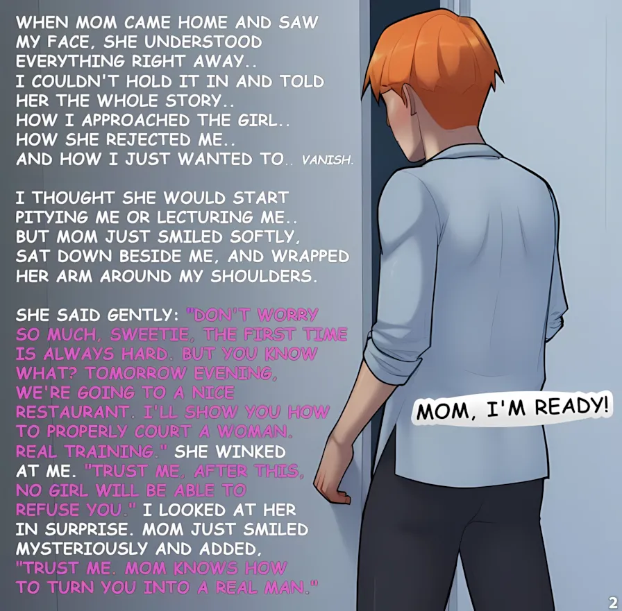 Mom`s Lesson [Lookizade], Mom`s Lesson- Mom-Son Incest, page 3 of 93