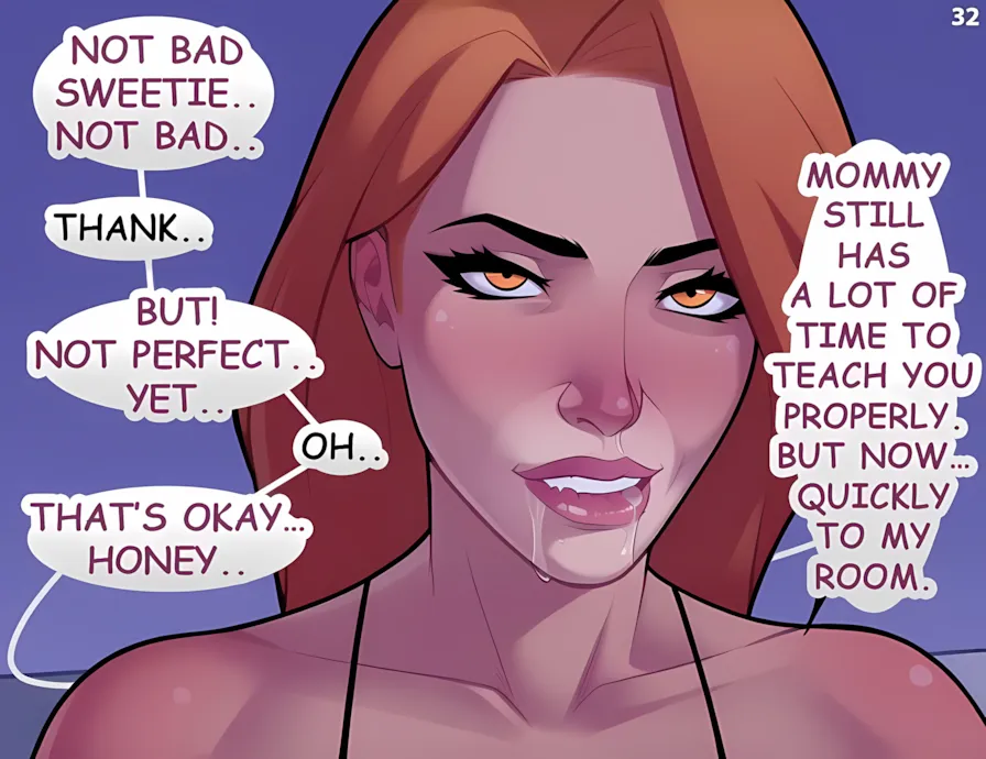 Mom`s Lesson [Lookizade], Mom`s Lesson- Mom-Son Incest, page 33 of 93