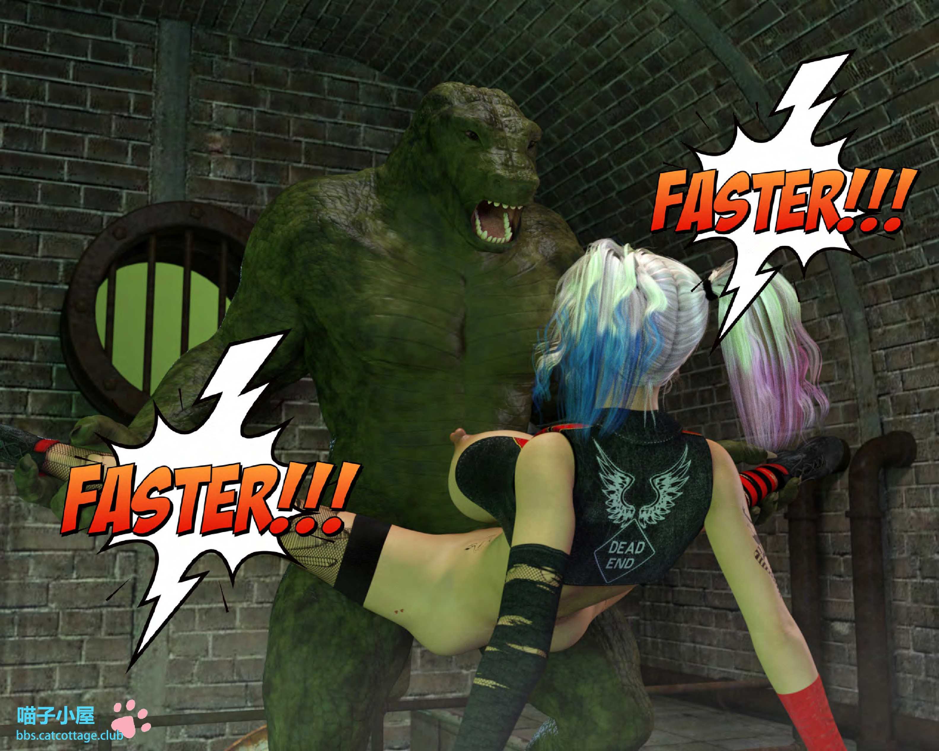 Monster Match Croc in the Sewer [RedRobot3D], Monster Match Croc in the Sewer, page 56 of 71