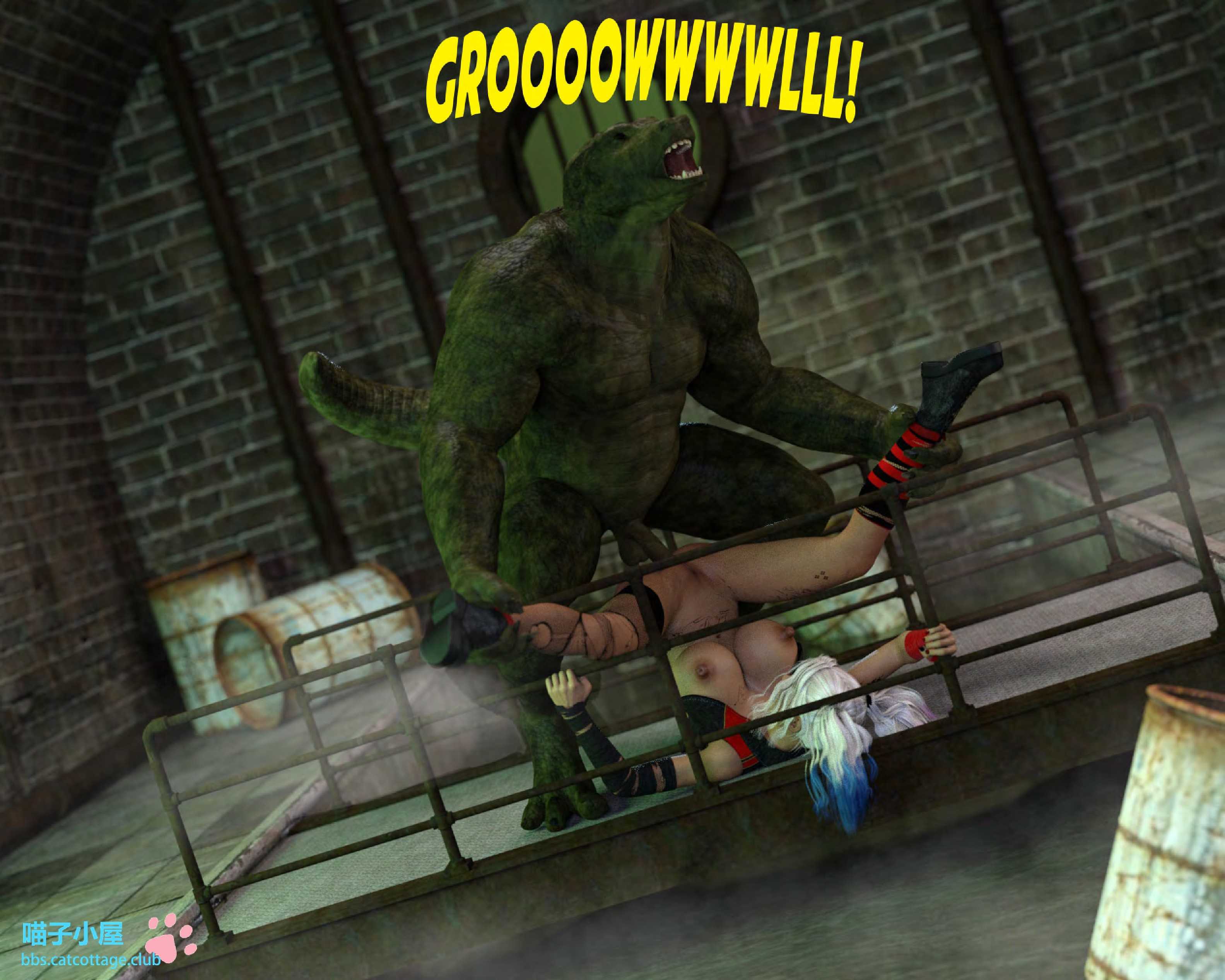 Monster Match Croc in the Sewer [RedRobot3D], Monster Match Croc in the Sewer, page 60 of 71