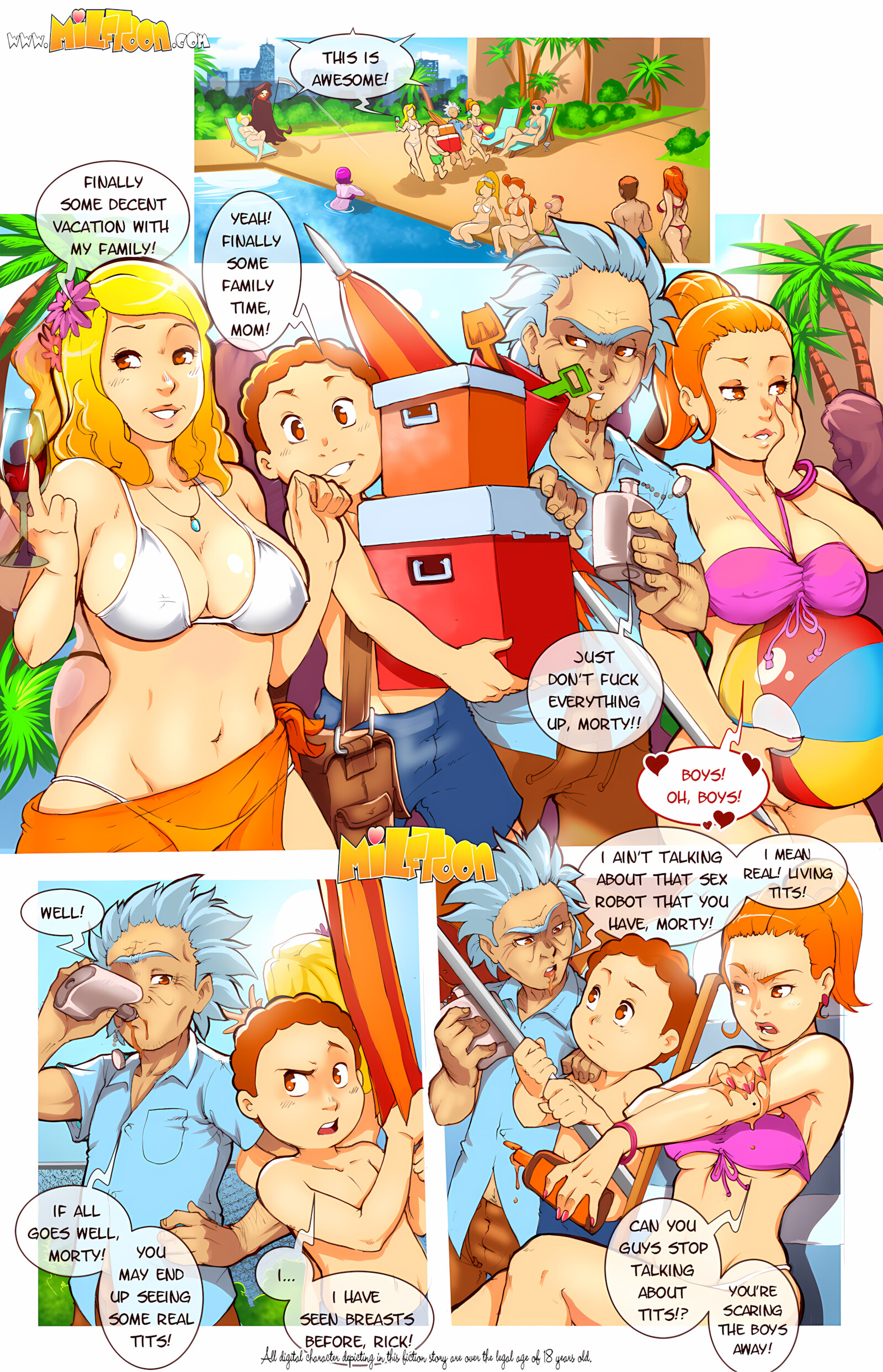 Mort and Ricky [Milftoon], Mort and Ricky, page 2 of 20