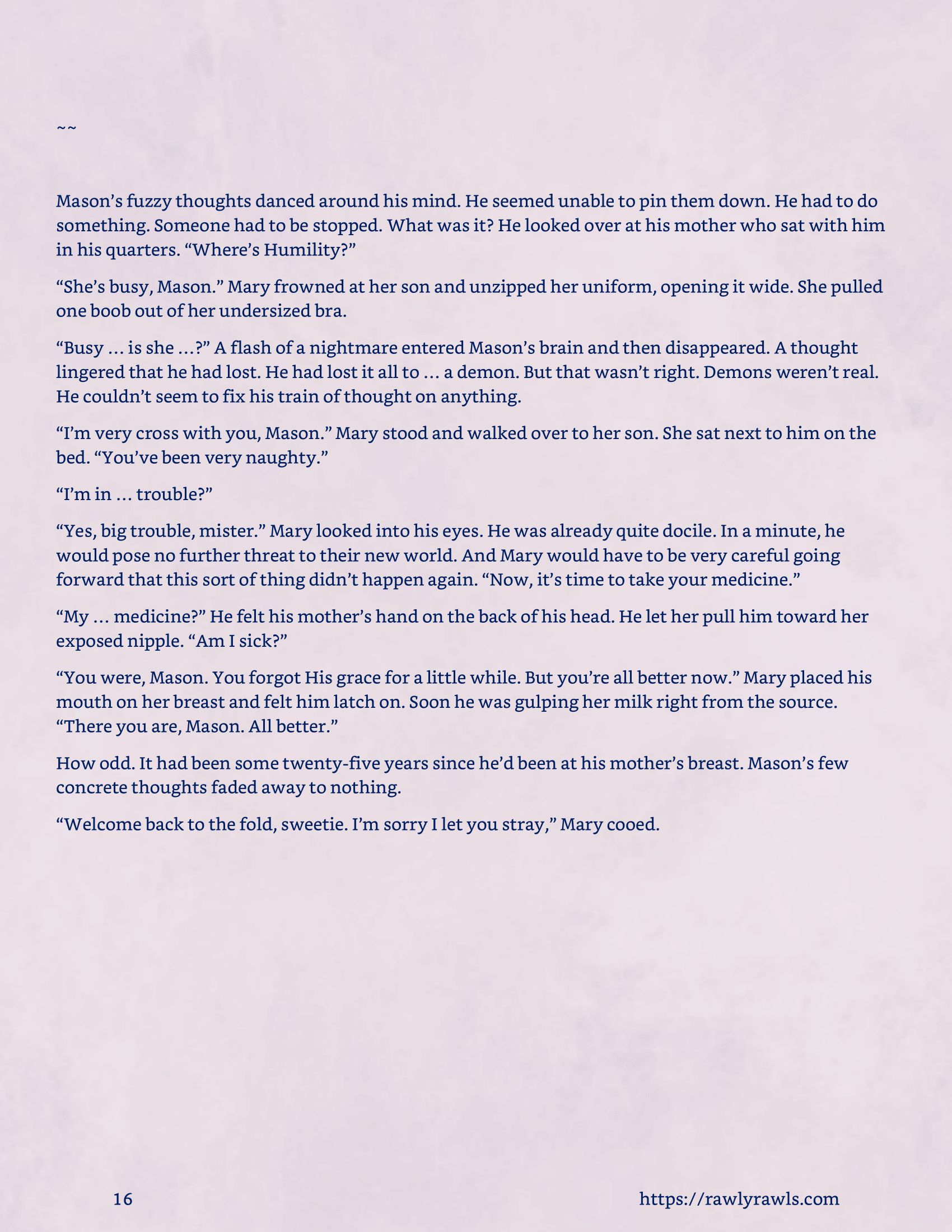 Mothership Wilderness 11-19 [Redoxa], Mothership Wilderness 19, page 16 of 16