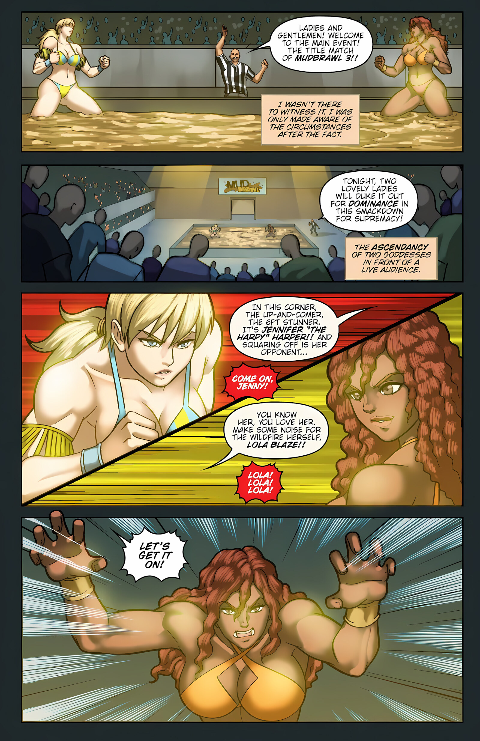 Mudbrawl XL [GiantessFan], Mudbrawl XL, page 9 of 22